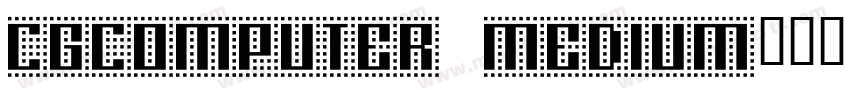 CgComputer Medium字体转换